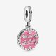 thumbnail image 2 of Colgante PANDORA pastel de cumpleaños rosa en plata de ley, 2 of 7