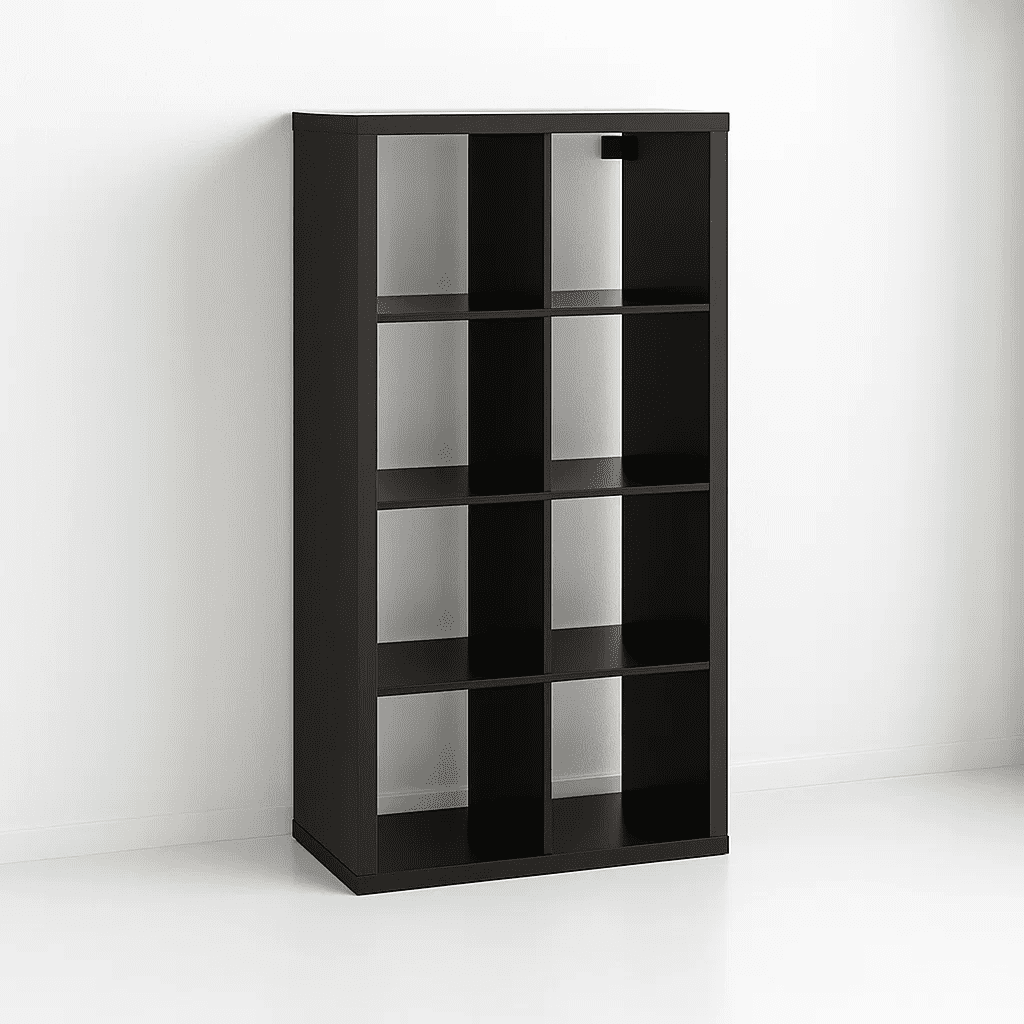Klik Muebles - Estante Modular Zyno Con 8 Compartimentos - Negro