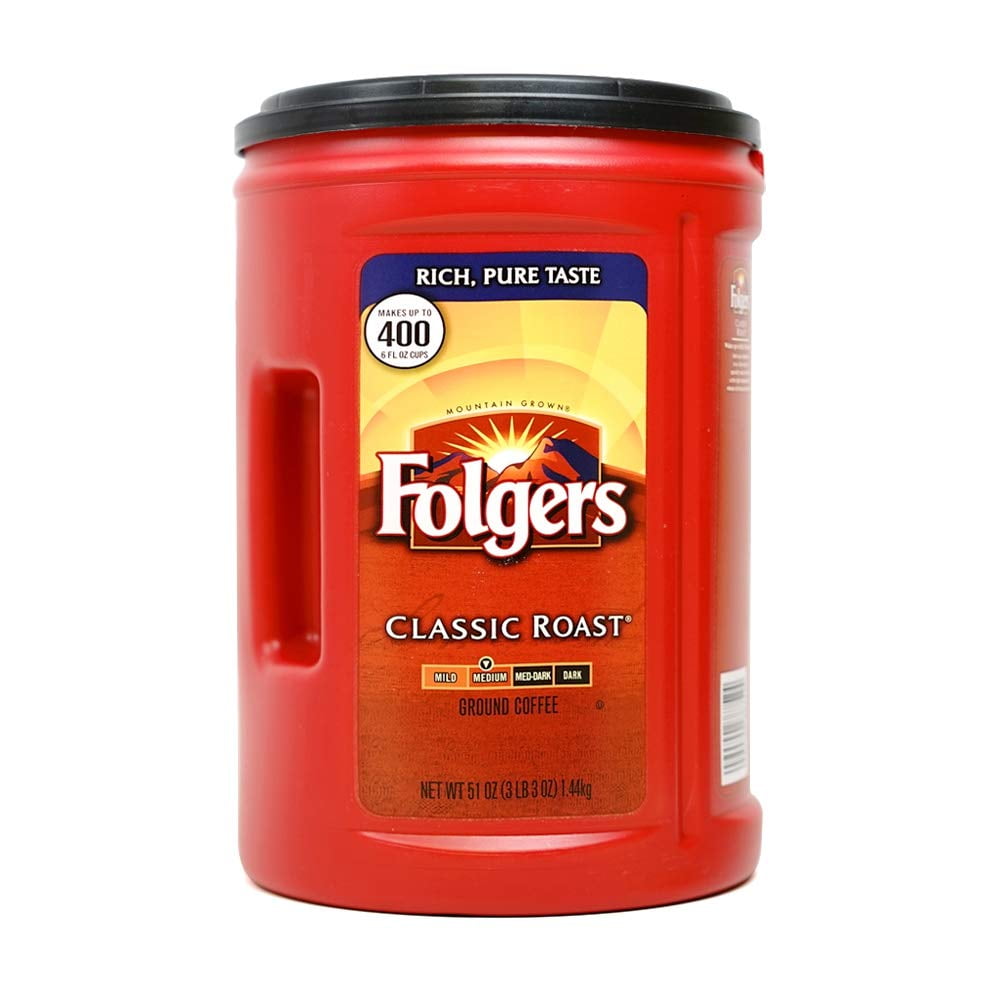 Café Molido Folgers Classic Roast 1440 Ml, Tostado Medio