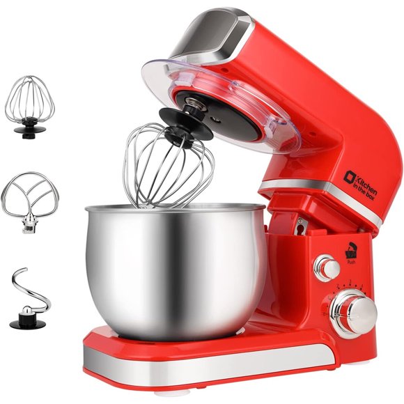 Batidora Kitchen in the box de 3,2 litros y 6 velocidades, roja