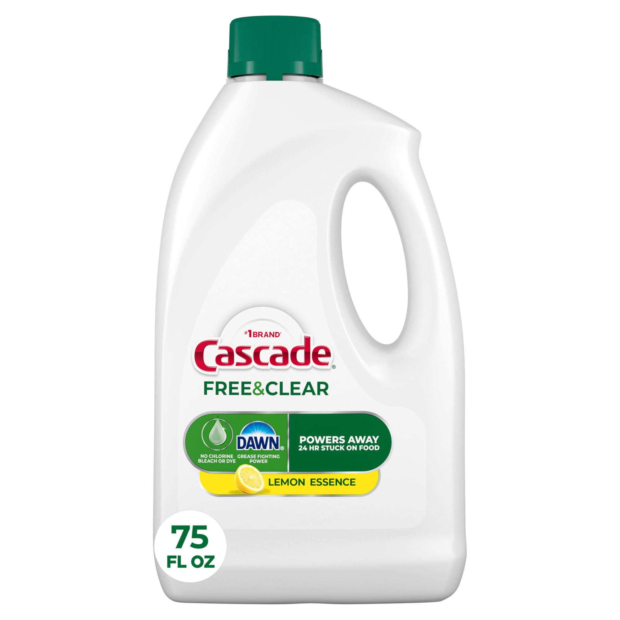 Detergente Para Lavavajillas Cascade Free & Clear Limón 2215 Ml