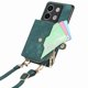 thumbnail image 4 of Funda Tipo Cartera con Correa Cruzada para Xiaomi Redmi Note 13 Pro 5G Protección Contra Golpes Verde, 4 of 6