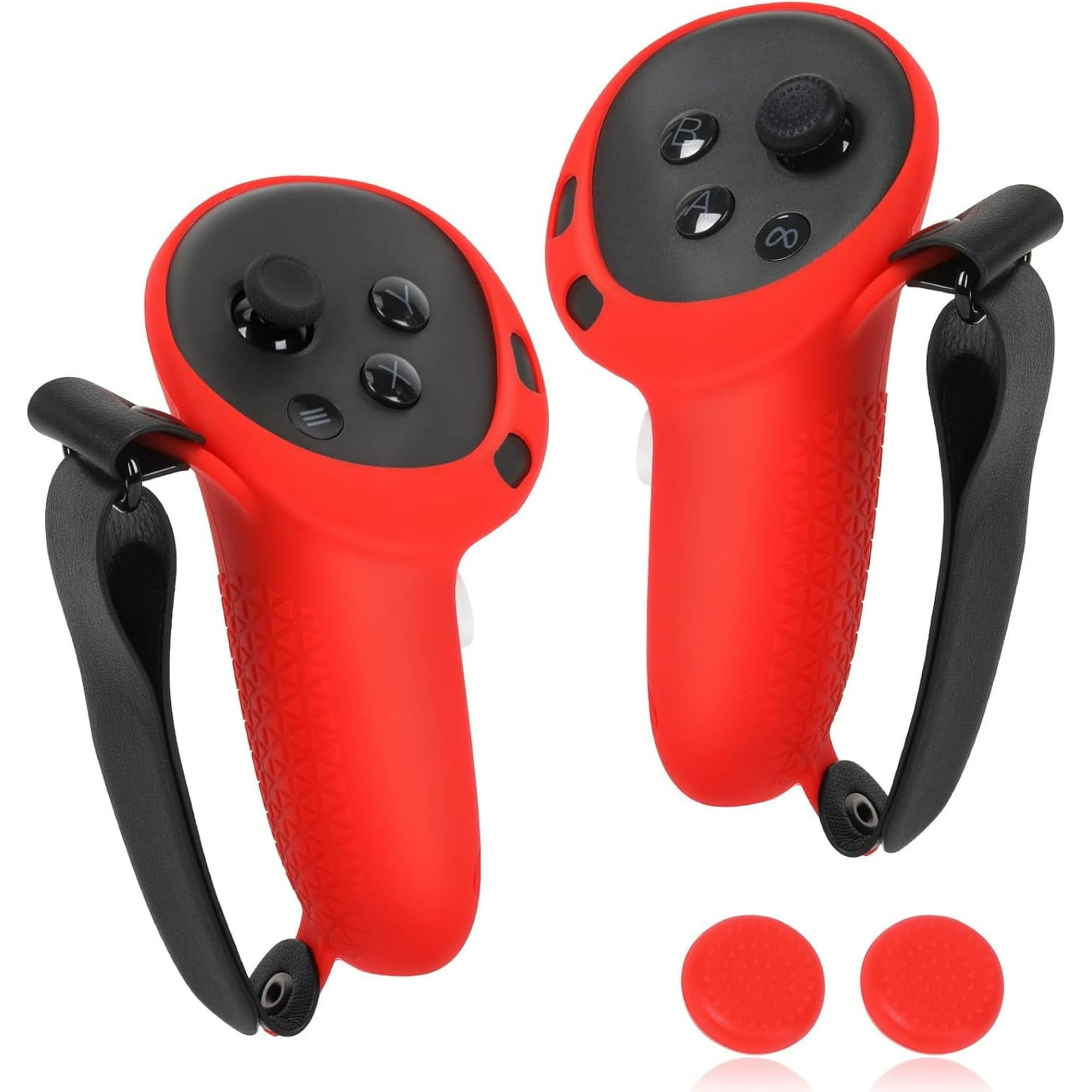 Funda De Agarre Aaronmei Meta Quest 3s/3 Rojo