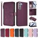 thumbnail image 3 of Funda Cartera Mariposa para [Samsung Galaxy S21 Plus] con Soporte y Cremallera Violeta, 3 of 6