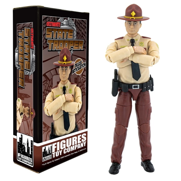 Figures Toy Company – Figura Ultimate de Policía Estatal de 16,5 cm