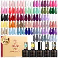 Set De Esmaltes De Uñas En Gel Rosalind, 42 Unidades, 38 Colores, Con Capa Superior