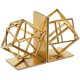 thumbnail image 4 of Sujetalibros decorativos Juvale Gold, cuadrados, de metal, diseño geométrico, 4 of 9