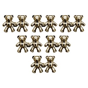 Ioensy - Alfileres De Botón Para Jeans Sujetador Oso Sin Costura Desmontable Para Jeans Hombres Mujeres C