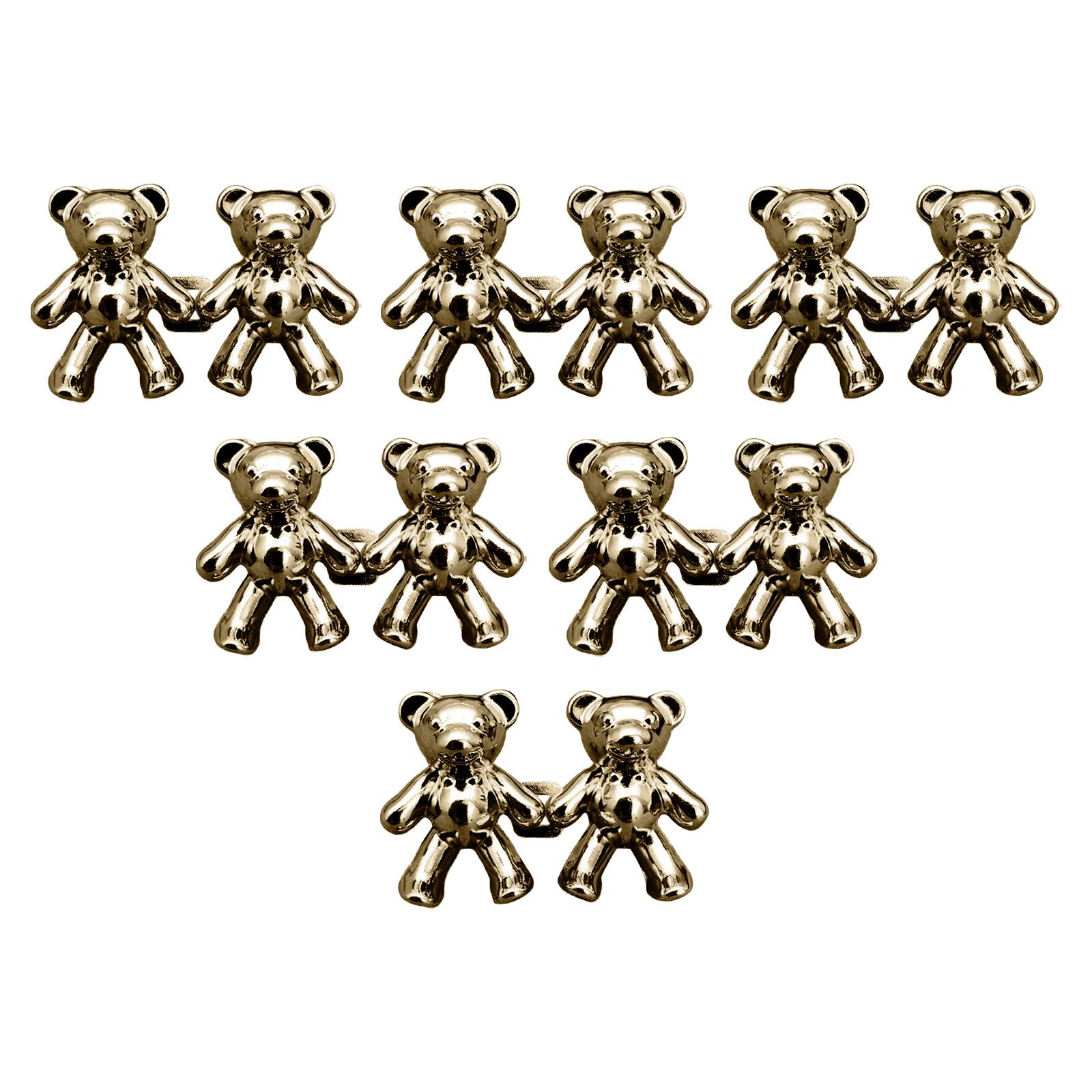 Ioensy - Alfileres De Botón Para Jeans Sujetador Oso Sin Costura Desmontable Para Jeans Hombres Mujeres C