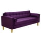 thumbnail image 2 of Sofa Retro 3cg Felpa 01 Morado, 2 of 6