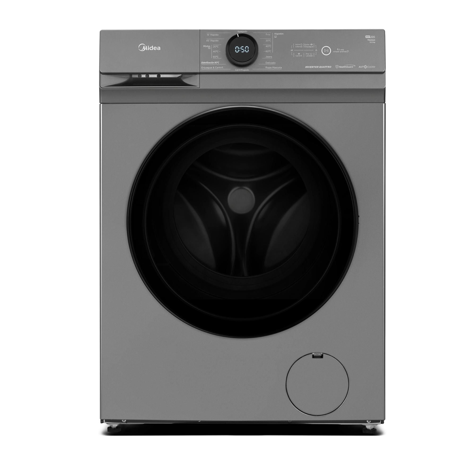 Midea - Lavadora Carga Frontal 12.5 Kg Mf100W125B/W