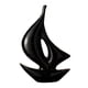 thumbnail image 3 of Estatua De Barco De Vela Coleccionable Regalo Interior Arte Artesanía Decoración De Sala De Estar Negro, 3 of 3