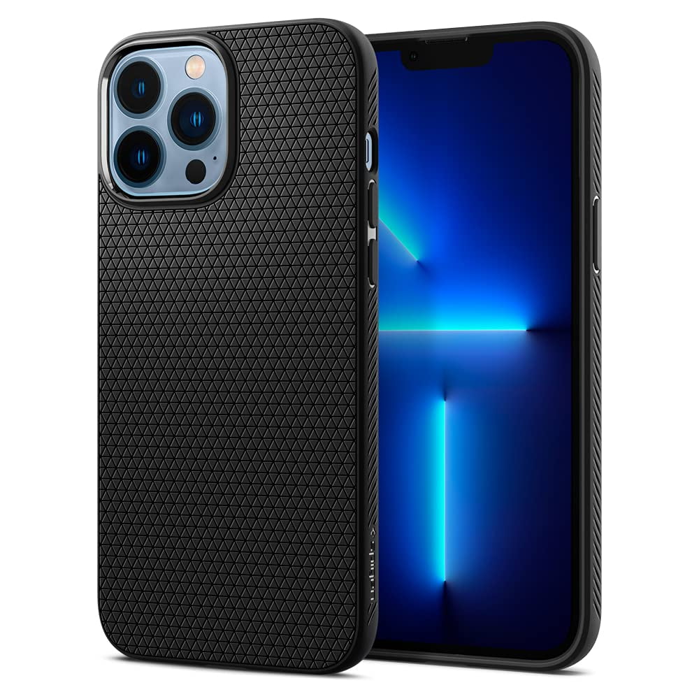 Funda Spigen Liquid Air Para Iphone 13 Pro Max - Negro