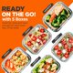 thumbnail image 4 of Set de 10 Contenedores de Vidrio para Alimentos NutriChef, 4 of 7