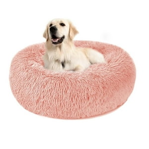 Importadora Amelia - Cama Antiestres De Felpa Para Mascotas 80 Cm - Rosado