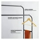 thumbnail image 4 of Perchero Colgador De Ropa Tendedero Acero Inoxidable Doble Color Negro, 4 of 4