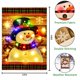 thumbnail image 4 of Bandera de Navidad iluminada con diseño de muñeco de nieve FLAGMESAGE, 30 x 45 cm, 4 of 9