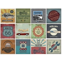 Dekofix - Azulejo Autoadhesivo Decorativo 15X15 Motors