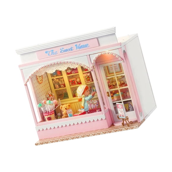 Kits De Casa De Muñecas En Miniatura DIY, Manualidades Para Niños A Partir De 12 Años, Accesorios Para Casa De Muñecas, Dulce Hogar