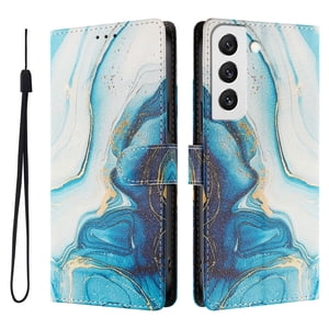 Foxdock Funda Tipo Cartera Para Samsung Galaxy S22 Con Soporte Y Correa – Diseño De Patrones Lindos