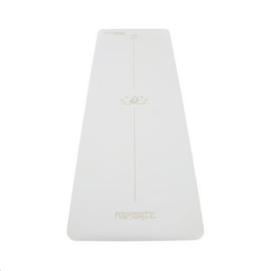 Ultimate Fitness - Mat De Yoga Premium Pu Natural Rubber 5 Mm Blanco