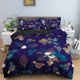 thumbnail image 1 of x1650 Bed SheetsButterfly Bedding Set Full Size Hippie Boho Moth Duvet Cover Microfiber Animal Botanical Psychedelic Starry Sky Quilt Cover 3-Piece Bedding Set (1 Duvet Cover + 2 Pillow Shams) nj1650, 1 of 5