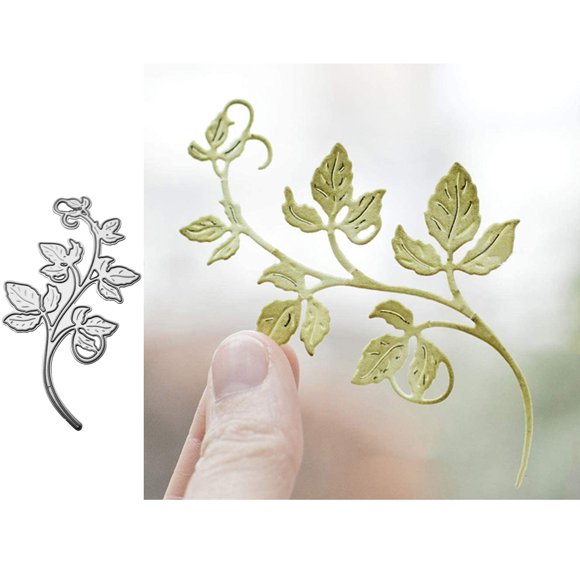 Troqueles DDeehs 8.8x5 cm Hoja y Flor para Scrapbooking