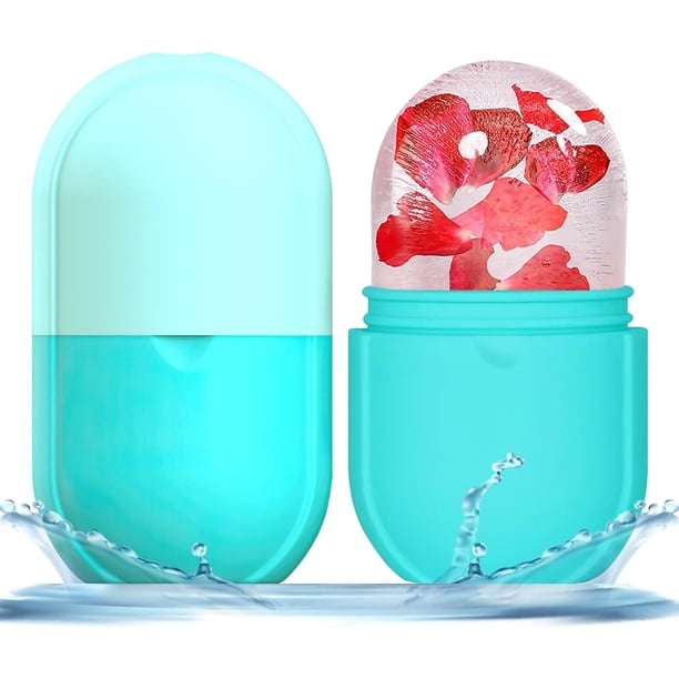 Ice Roller for Face & Eye Face Roller Facial Beauty Ice Roller Skin Care Tools Gua Sha Face Massage Silicone Ice Mold for Beauty
