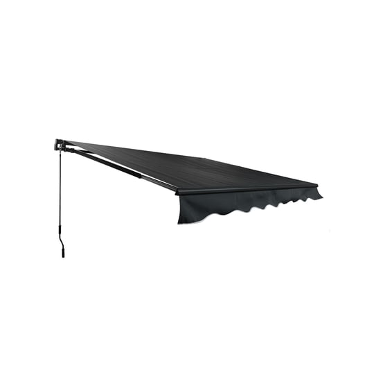 Toldo Terraza Aleria Con Brazo Retráctil 3x2,5 Mts Grafito