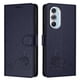 thumbnail image 1 of Funda tipo cartera FOXDOCK para Motorola Edge Plus 2022 con soporte, ranuras, RFID, diseño de gato, 1 of 5