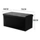thumbnail image 3 of Puff Baul Silla Plegable Ecocuero Organizador 38x76cm Café, 3 of 3
