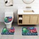 thumbnail image 2 of Plankton: La Película Juego de 3 alfombras de baño de coral fleece: tapete de baño + alfombra de inodoro en forma de U + funda de tapa de inodoro en forma de O, 2 of 6
