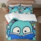 thumbnail image 1 of Hangyodon 3-Piece Bedding Set For Kids Boys Girls Adult Cartoon Warm Cute Fashion Holiday Present Gift Bed Sheets, 1 of 5