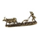 thumbnail image 1 of Figura De Arado De Vaca De Latón, Escultura De Vaca En Miniatura Para Sala De Estar, Estante De Oficina, 1 of 5