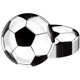 thumbnail image 1 of Platos de papel Cekivina Soccer, 23 cm, desechables, 20 unidades, 1 of 6