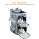 thumbnail image 3 of Mochila portabebés Groxkox doble para 2 gatos o perros medianos, 3 of 3