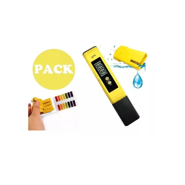 Medidor Digital Ph Acidez Tester + 80 Tiras De Papel | Lider