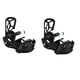 thumbnail image 3 of Fijaciones De Snowboard Para Niños Deportes De Invierno Patinaje Práctico Para Snowboard S Negro Blanco, 3 of 5