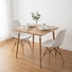 thumbnail image 2 of Comedor Mesa Aroa Wood 80x80 Cm + 2 Sillas Eames Blanca, 2 of 3