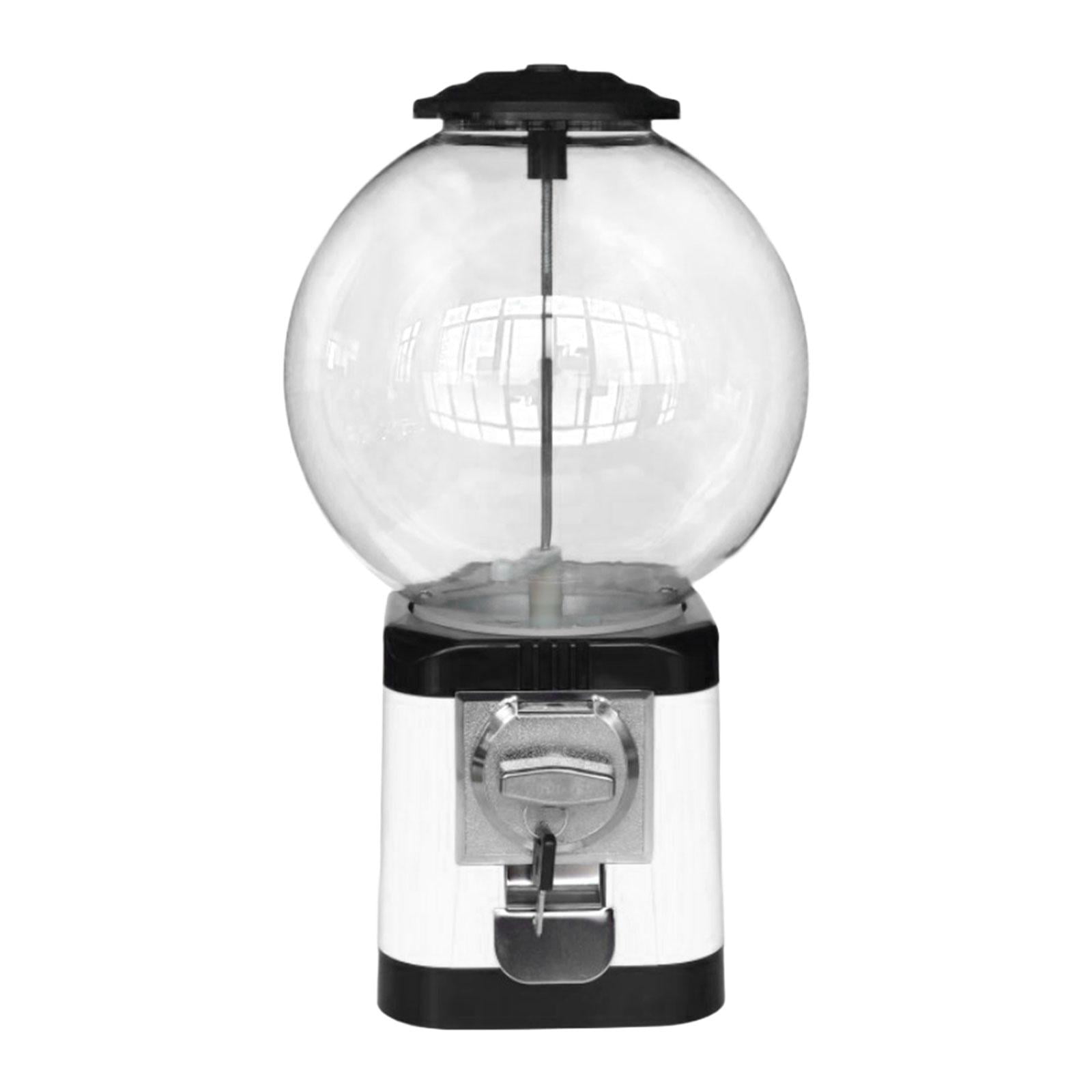 Magideal - Máquina Dispensadora De Dulces, Mini Máquina Expendedora, Alcancía, Caja De Dulces Para Fiestas, Dispensador De Dulces Para Estante De Cumpleaños Blanco