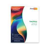 Genérico - Resma Tamaño Carta 75Gr 500 Hojas Marca Print Home Color Blanco