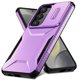 thumbnail image 1 of Funda Resistente para Samsung Galaxy S24 con Tapa Deslizante y Protección Militar Morado, 1 of 6