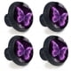 thumbnail image 2 of Perillas Para Gabinete De Mariposa Morada Paquete De 4, 2 of 7