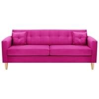 Bodevir - Sofa New Retro 3Cg Felpa 05 Fucsia