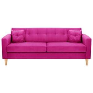 Bodevir - Sofa New Retro 3Cg Felpa 05 Fucsia