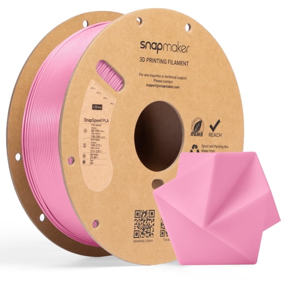 Filamento PLA Snapmaker 1,75 mm 1 kg (2,2 lb) Rosa