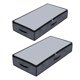 thumbnail image 1 of Organizador De Bolsas De Almacenamiento Debajo De La Cama De 2 Piezas Con Asas Reforzadas Gris Oscuro, 1 of 5