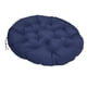 thumbnail image 5 of Cojín para silla de huevo colgante para Patio, cojín para asiento de columpio, cojín de asiento extraíble para exteriores, para porche, salón, mecedor Azul oscuro, 5 of 5