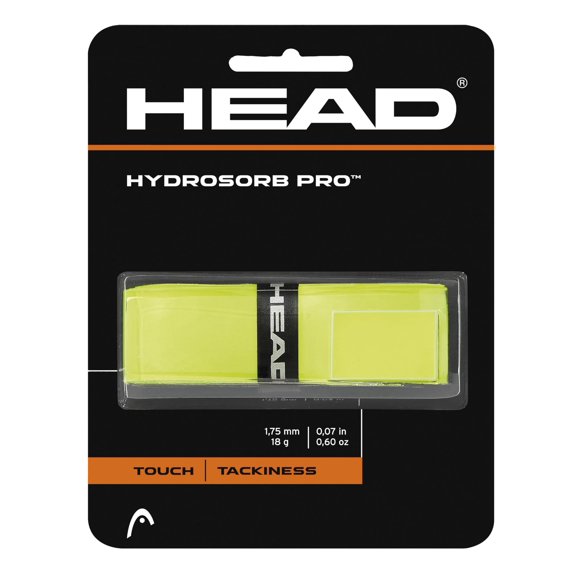 Cinta de agarre HEAD HydroSorb Pro amarilla 1,75 mm (tenis)