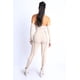 thumbnail image 3 of Conjunto con Cuello Halter Cruzado, Escote Tipo Cerradura y Hombros Descubiertos con Detalles Overlock, 3 of 8